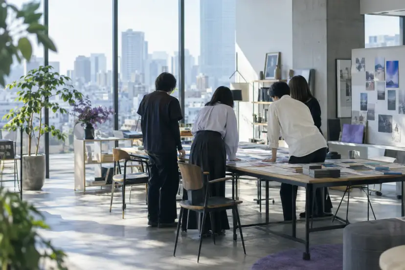 仕事の場面のイメージ（AI で作成）